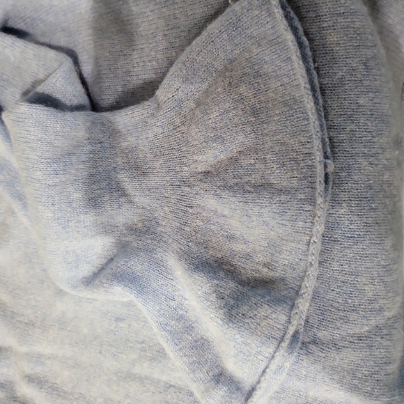 White + Warren cashmere light powder blue sweater - Picture 7 of 8